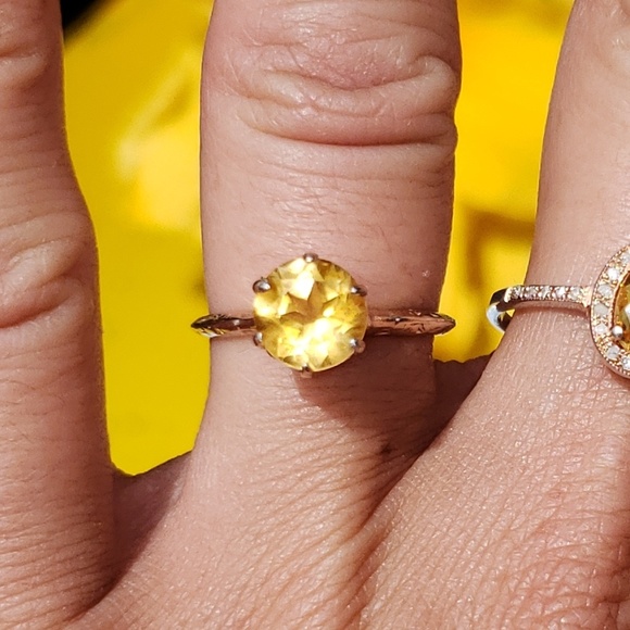 Estate Jewelry - 50% OFF 3+ | ANTIQUE "BELLE" CITRINE ESTATE RING